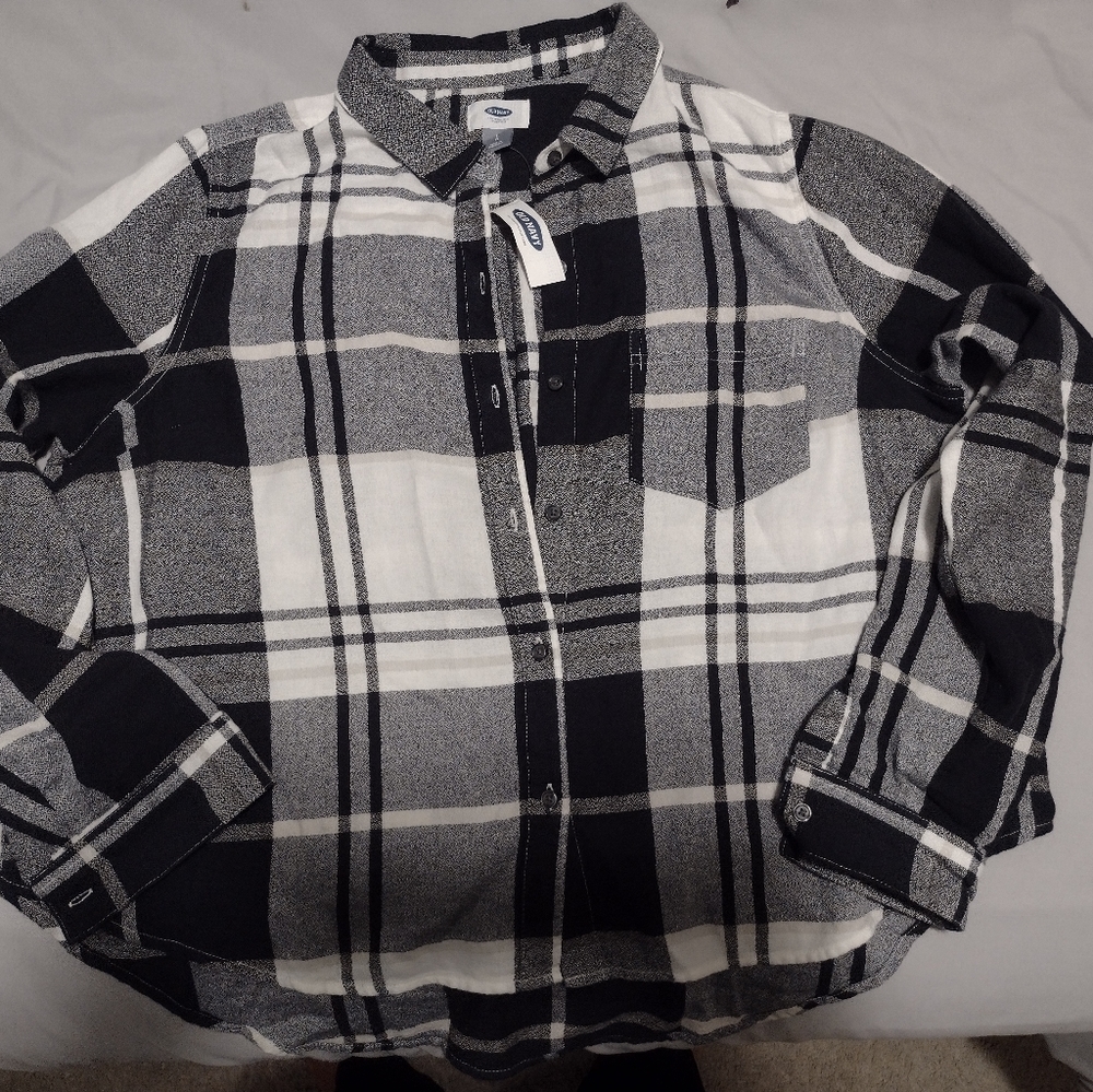 Old Navy Plaid Shirt - Size Large